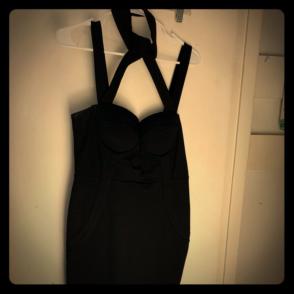 Fashion nova black club dress